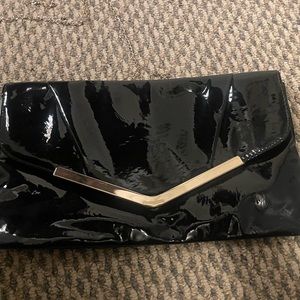 Patent Leather Clutch with strap